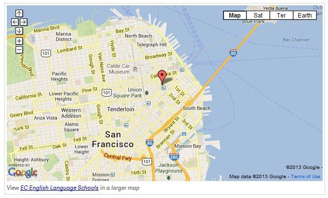 EC 샌프란시스코 지도